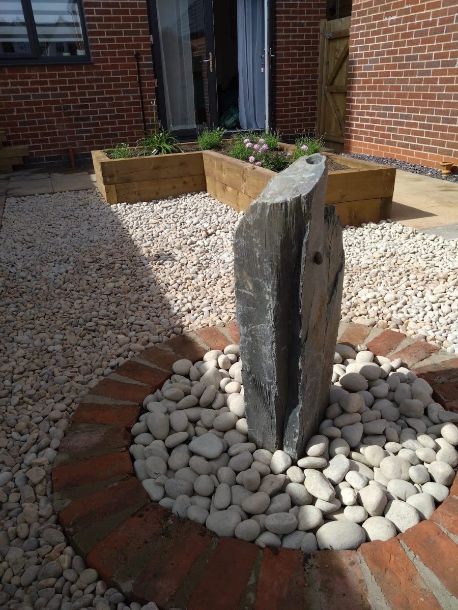 Water features and stonework